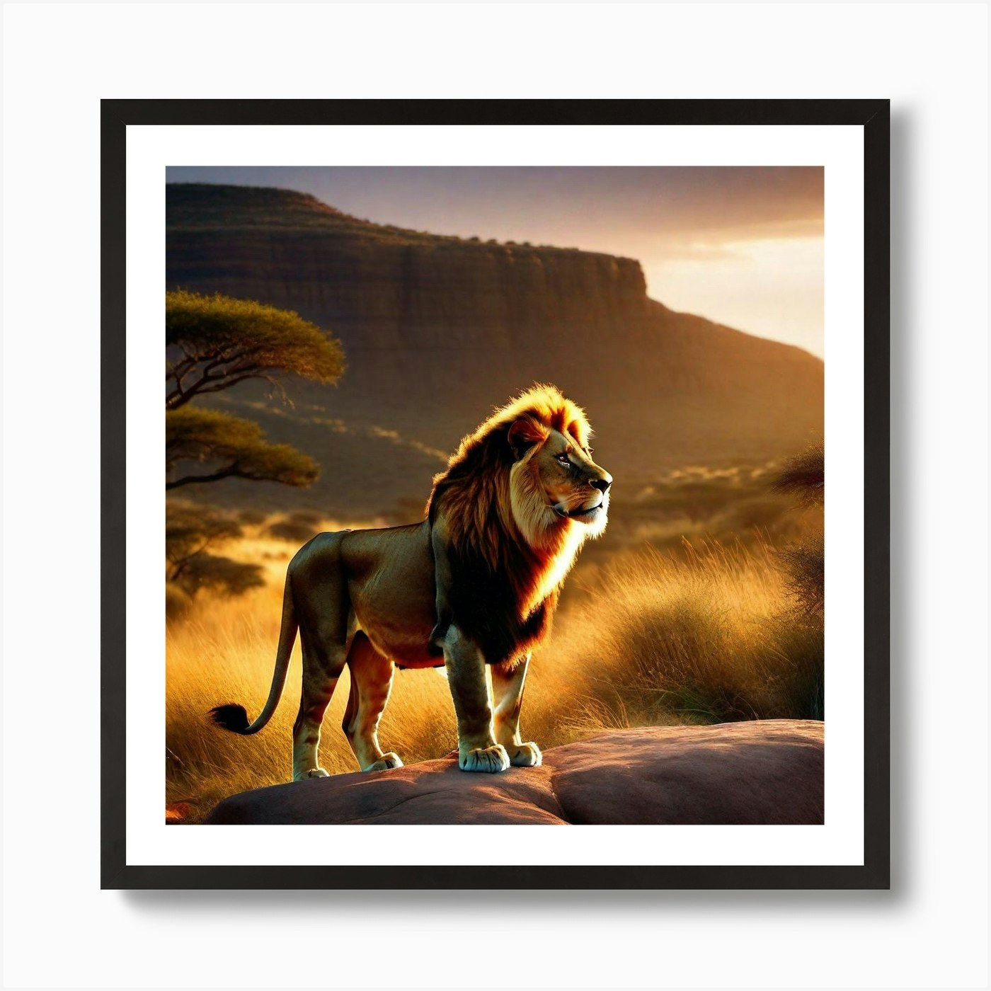 Lion King 38 Art Print Framed Wall Art Poster Canvas Print Picture