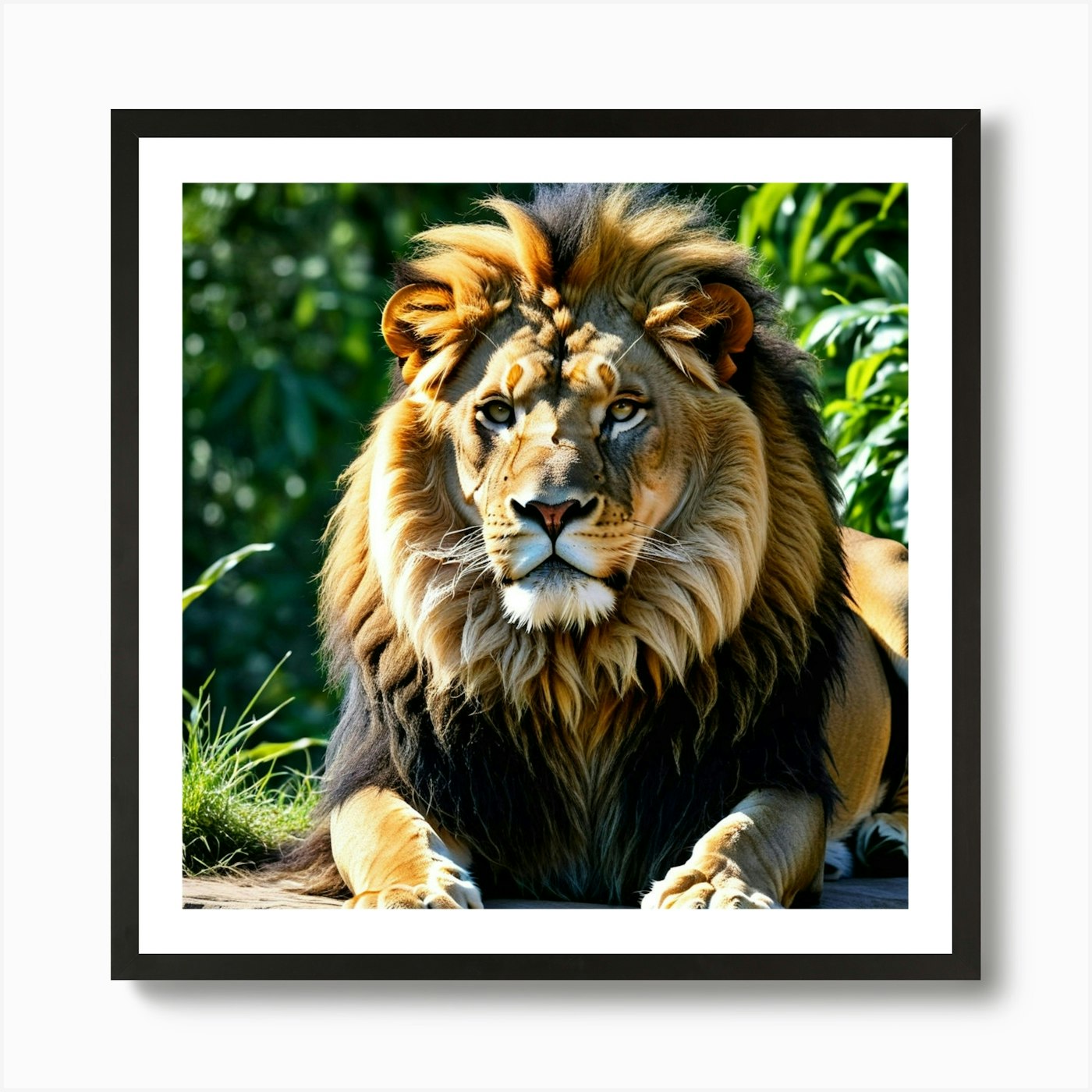 Lion photo 4 Art Print Framed Wall Art Poster Canvas Print Picture