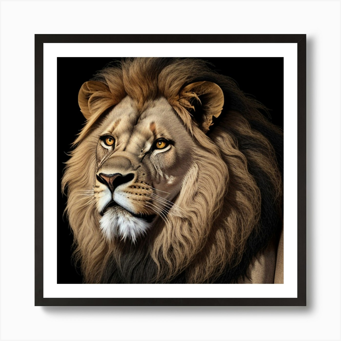 Lion Pride Art Print Framed Wall Art Poster Canvas Print Picture