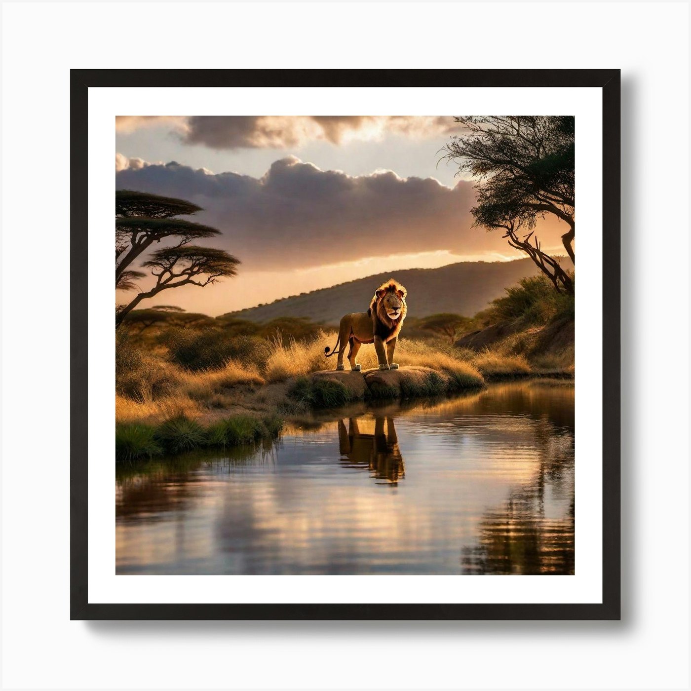 Lion King 20 Art Print Framed Wall Art Poster Canvas Print Picture