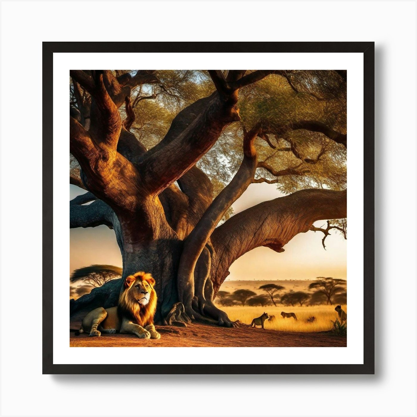 Lion King 35 Art Print Framed Wall Art Poster Canvas Print Picture