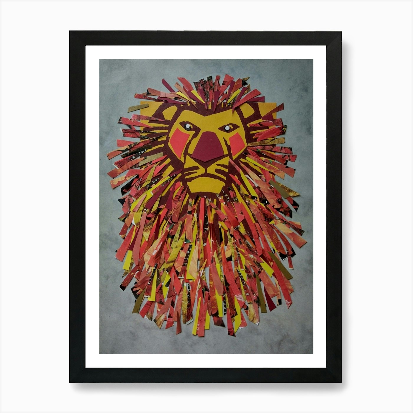 Lion King, Modern Wall Art for Any  Framed Wall Art Poster Canvas Print Picture